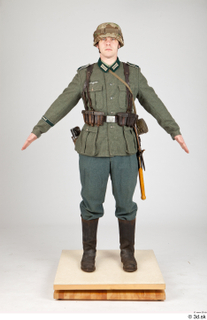  Photos Wehrmacht Soldier in uniform 4 Nazi Soldier WWII a poses whole body 0002.jpg